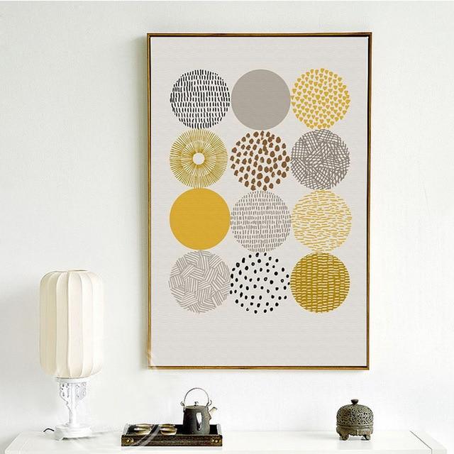 PATTERNS EN LEAF CANVAS PRINT