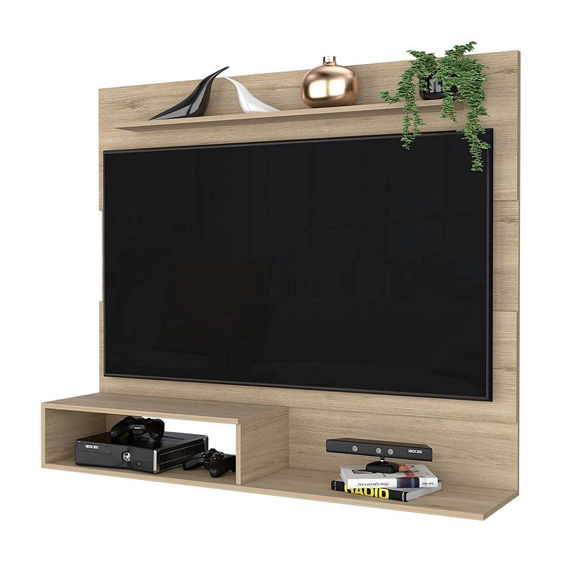 Cabos Floating Entertainment Center For TV▽s up 55， One Upper Shelf， Two Shelves