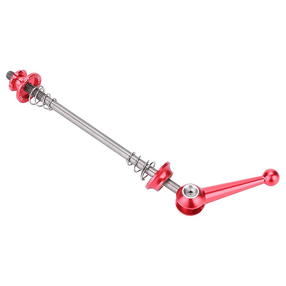 Titanium Alloy Bike Quick Release For Mountain Road Bicycle Skewers Red 100mm