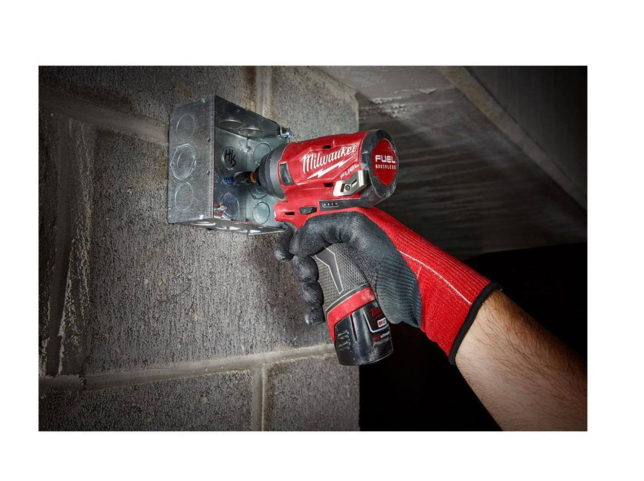 Milwaukee 2553-22-2426-20 M12 FUEL 12V Lithium-Ion Brushless Cordless 1/4 in. Hex Impact Driver Kit W/ M12 Multi-Tool