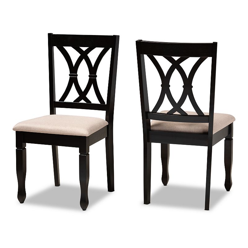 Baxton Studio Reneau Dining Chair 2-piece Set