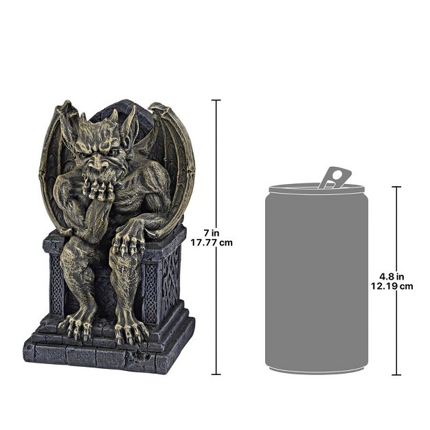 Design Toscano Hemlock x27 s Gargoyle Throne Statue Small