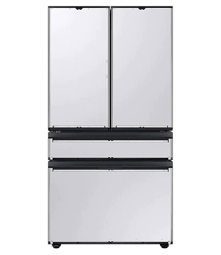  ADA 23 Cu. Ft. Custom Panel BESPOKE Counter Depth 4-Door French Door Refrigerator With Beverage Center