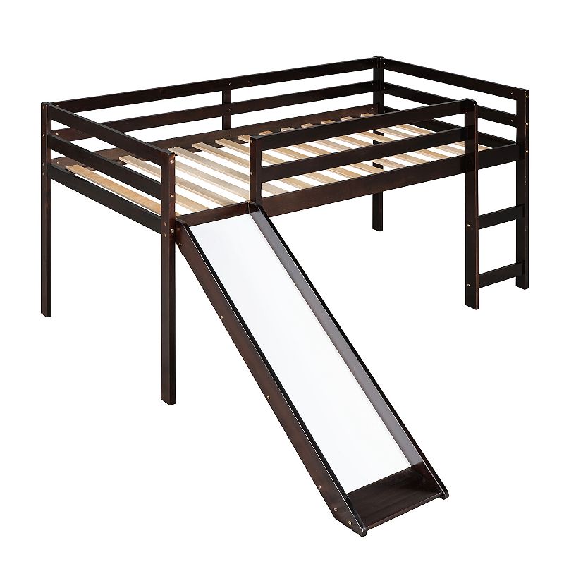 Merax Twin Loft Bed with Slide