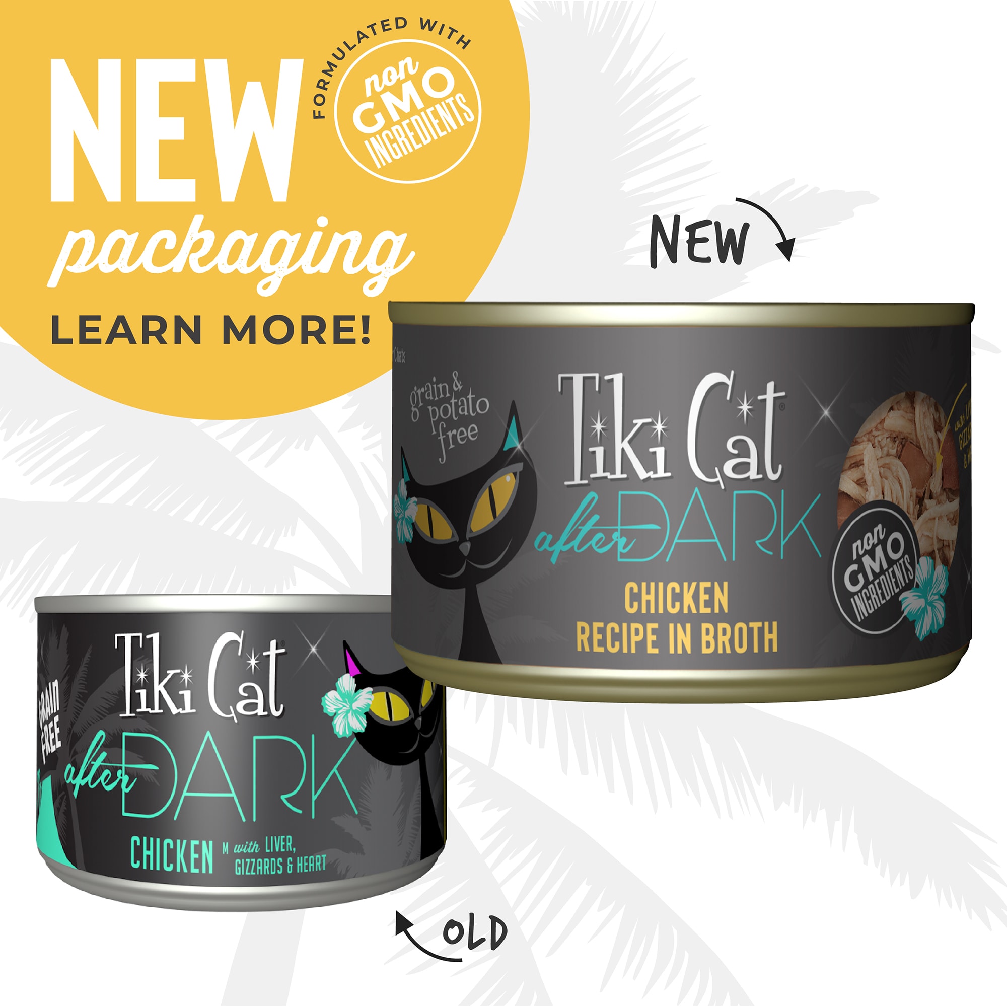 Tiki Cat After Dark Chicken Wet Food， 5.5 oz.