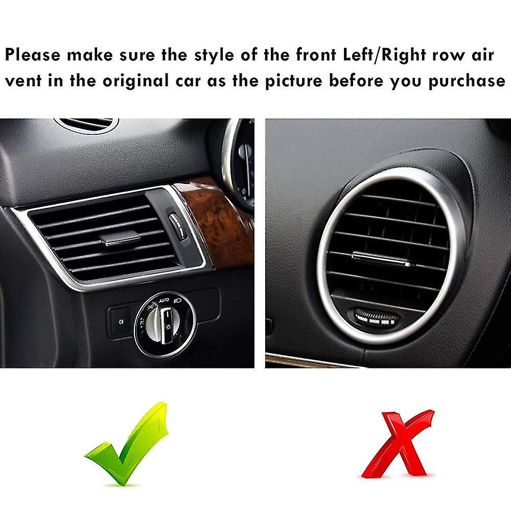 For Mercedes Front Left Right Air Vent Tabs， Front Row Air Grille Tabs Clip For W166 Ml Gle Class X