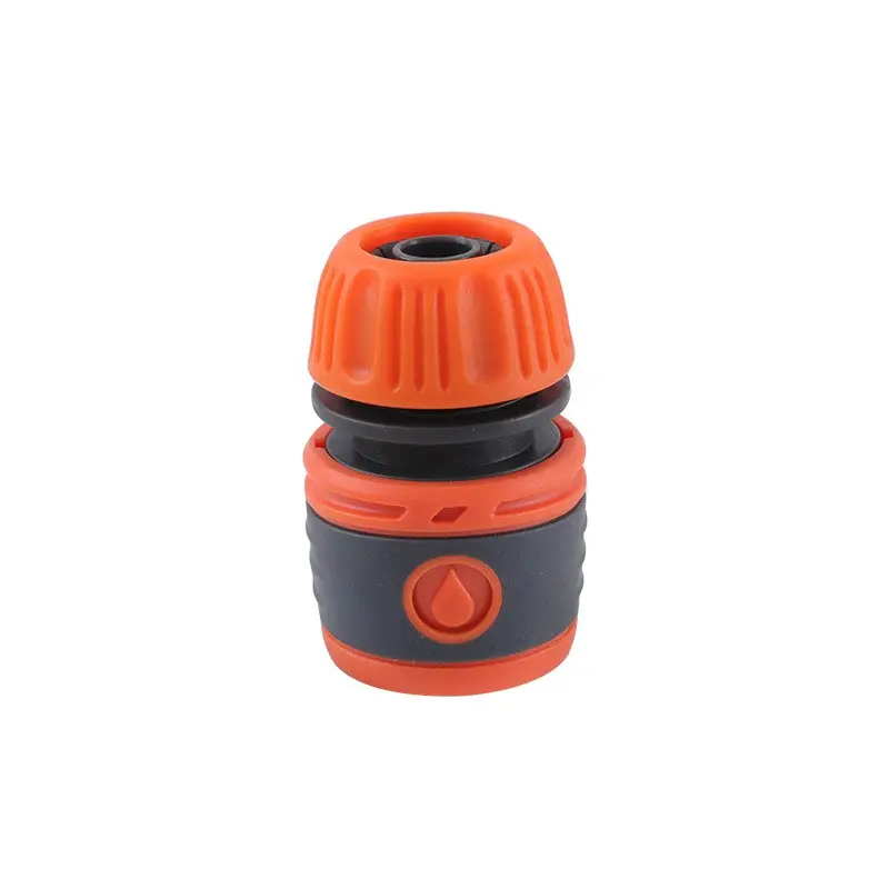 Orange 1/2 ''plastic quick hose connector anti aging anti corrosion faucet hose quick connector