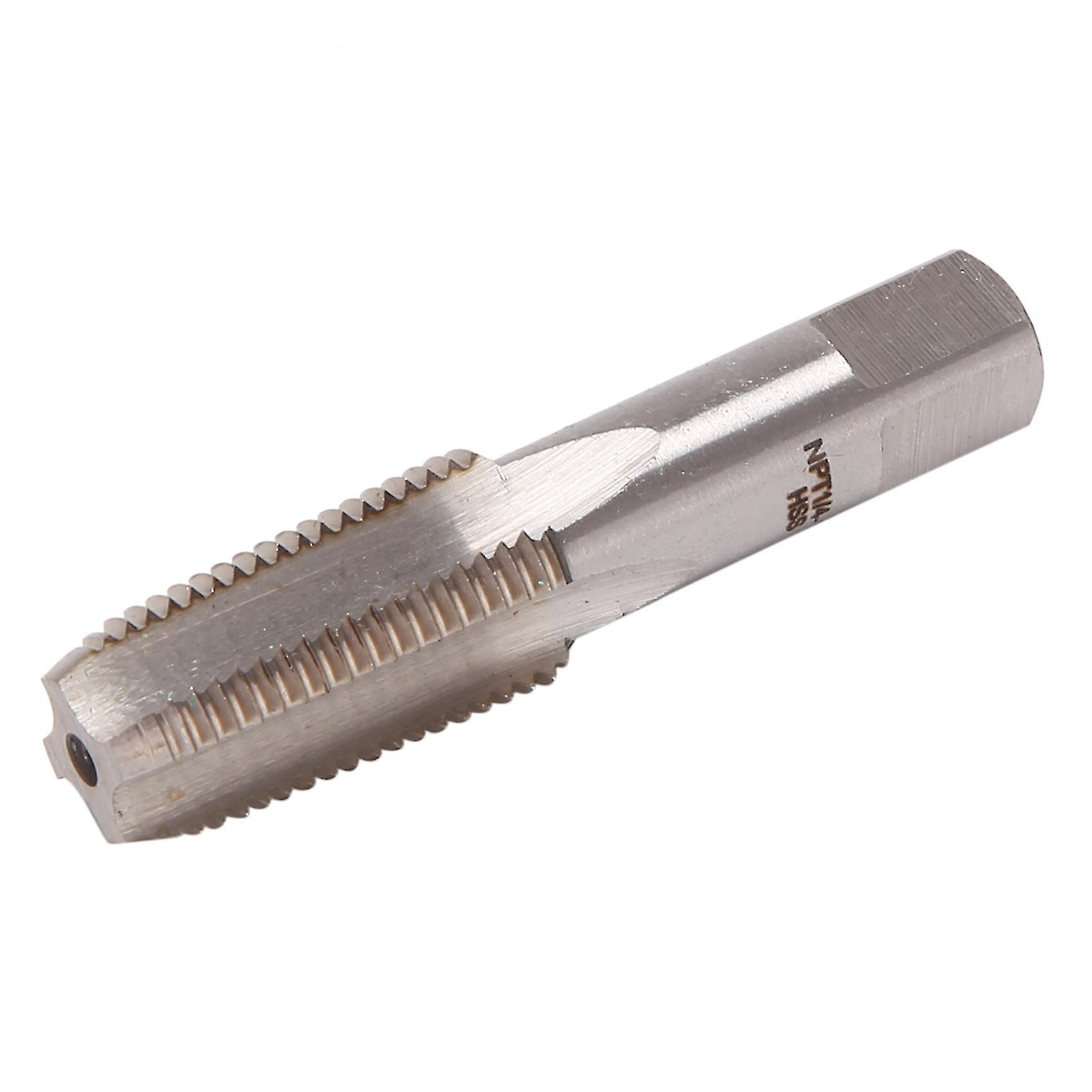 1pc 1/4 Inch - 18 Npt High Speed Steel Taper Pipe Tap Metal Screw Thread Cutting Tool Threading Han