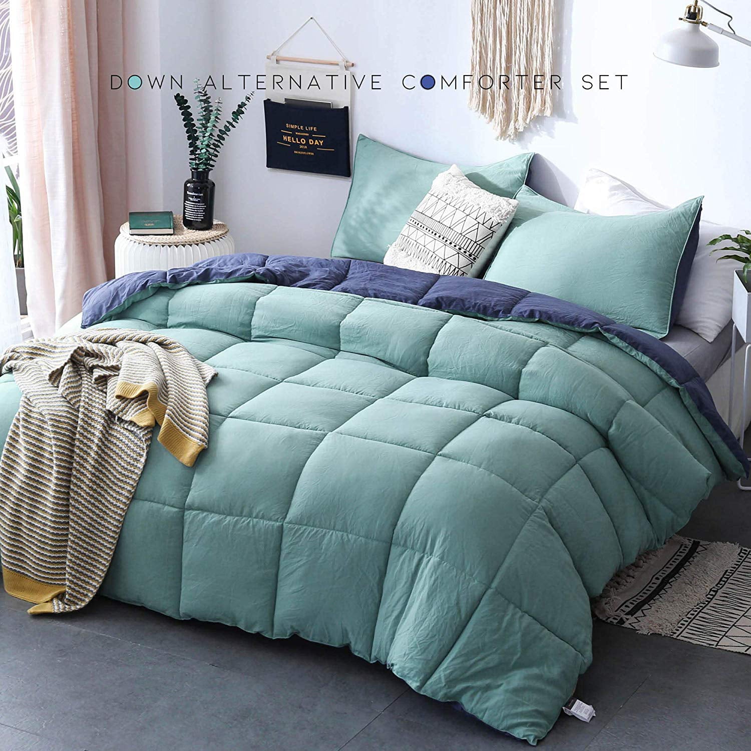 Kasentex Comforter Sets， Twin with Shams