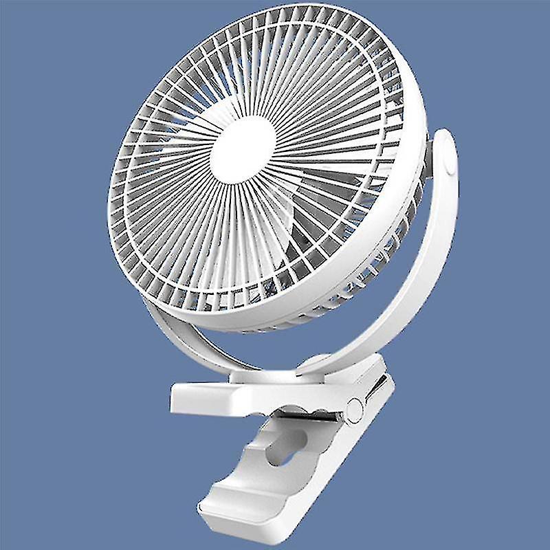 5-inch Rechargeable 5000mah Battery Operated Clip On Fan，air Circulating Usb Fan， Office Car Outdo