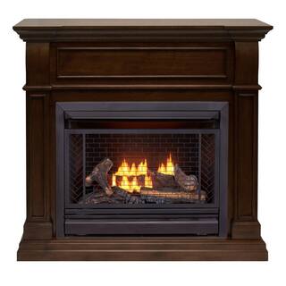 BLUEGRASS LIVING 26000 BTU Vent Free Natural Gas Fireplace System - Remote Control B300RTN-4-W