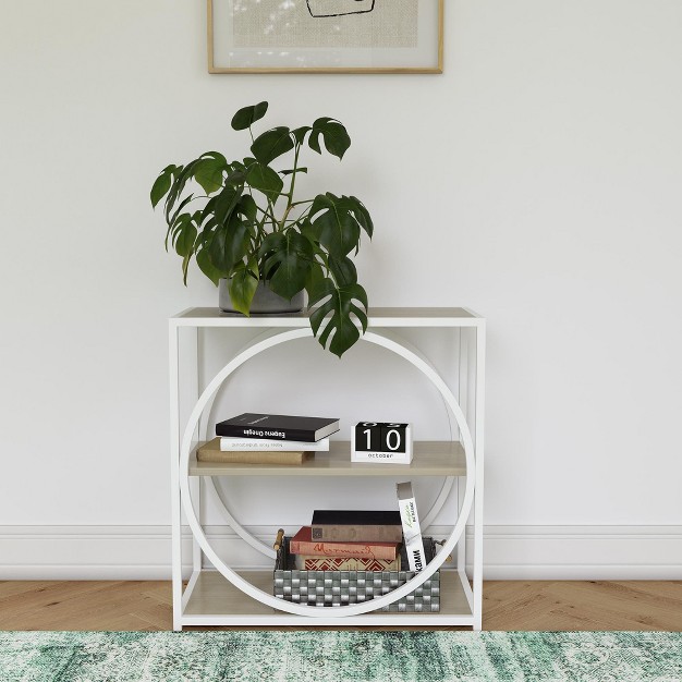 Realrooms Strafford Accent Table Pale Oak