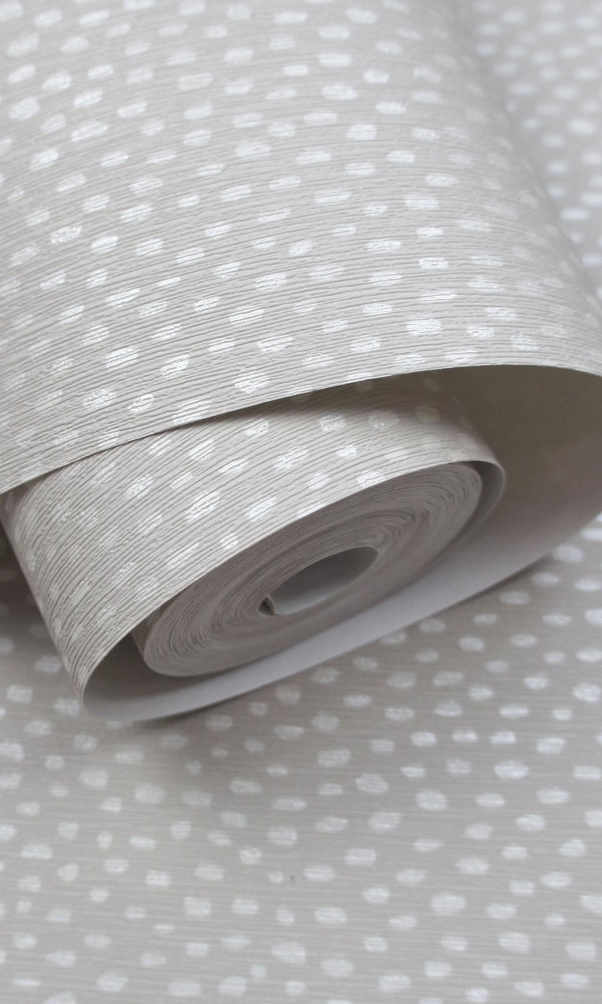 Sample Grey Dotted Plain Simple Textured Wallpaper