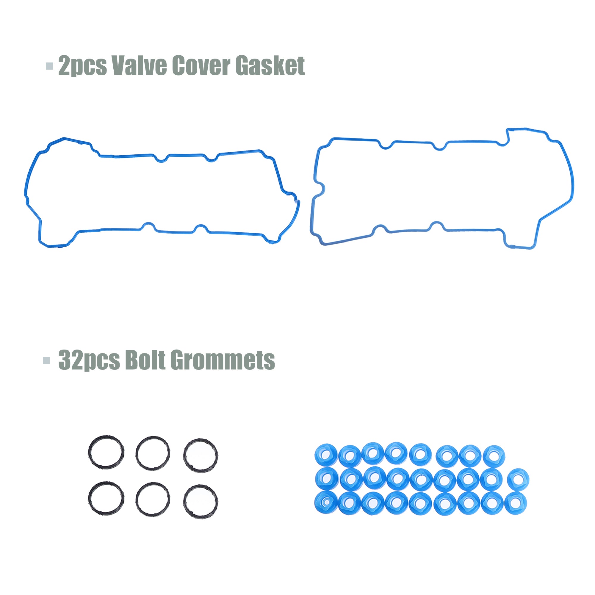 Valve Cover Gasket Set Replacement for Ford Escape 3.0L 183CID V6 DOHC 2006-2008