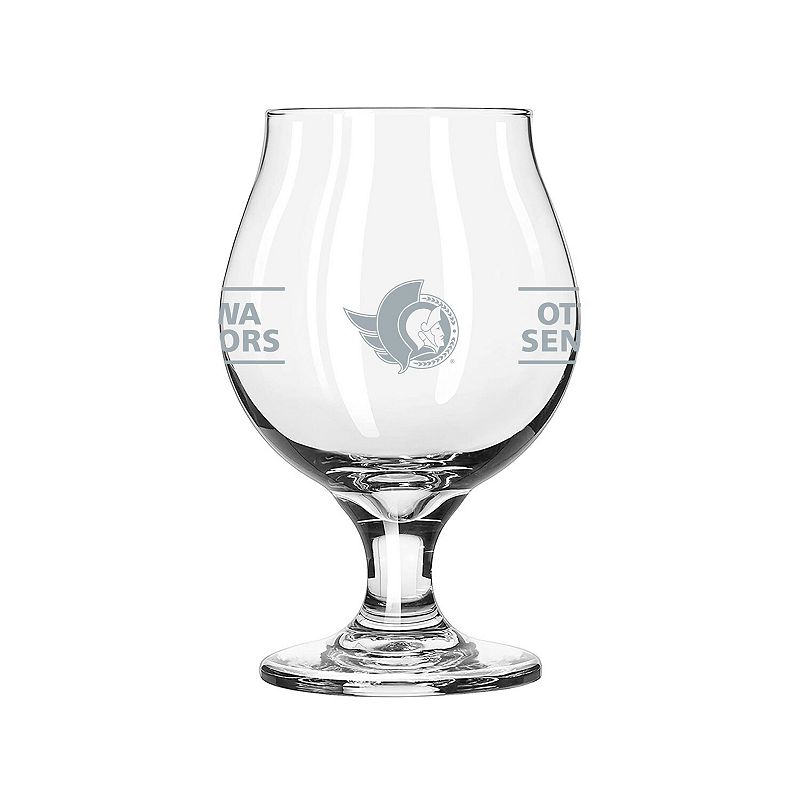 Ottawa Senators 16oz. Belgium Glass