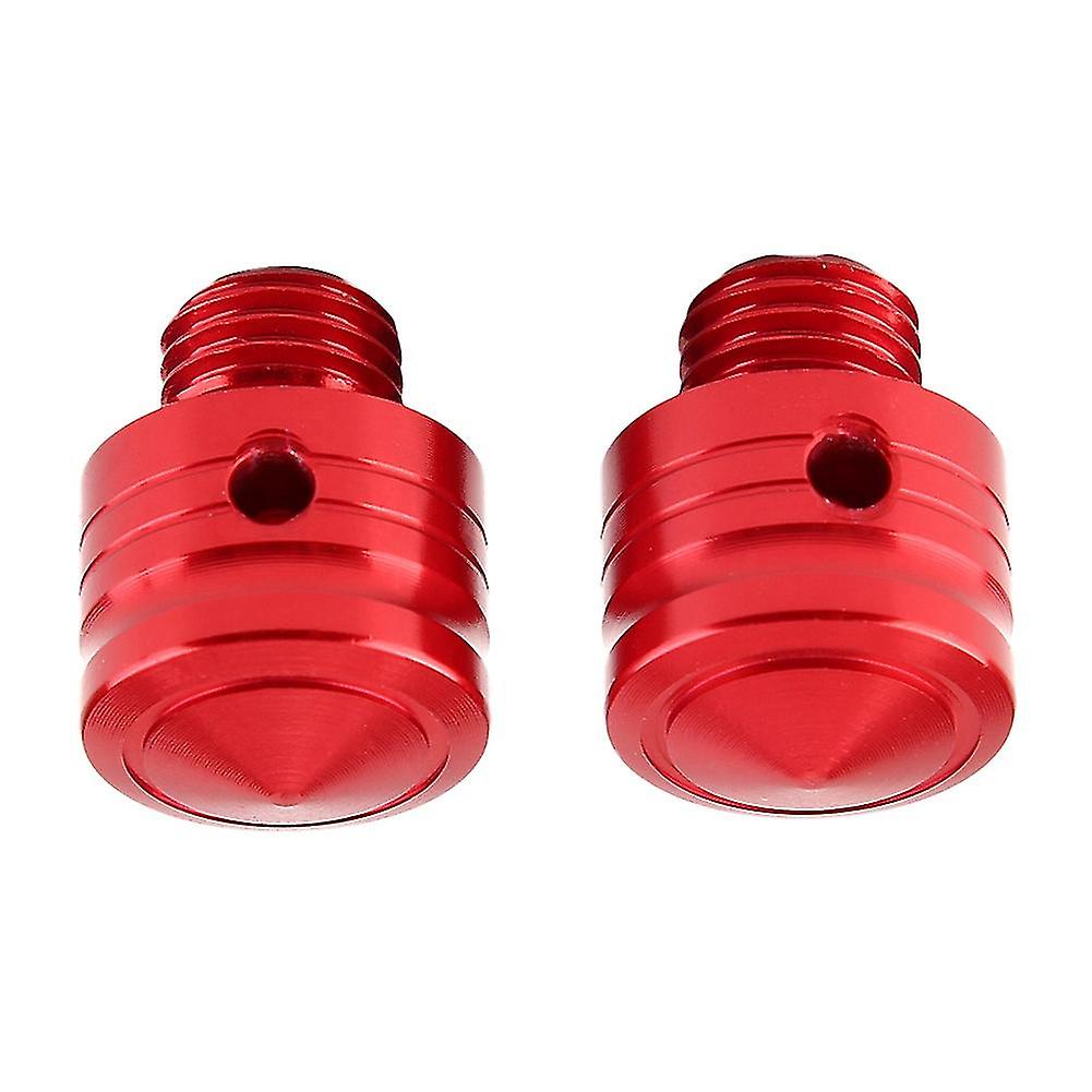 Universal Motorcycle Scooter Rear View Mirror Mounting Screw M10*1.25 Red