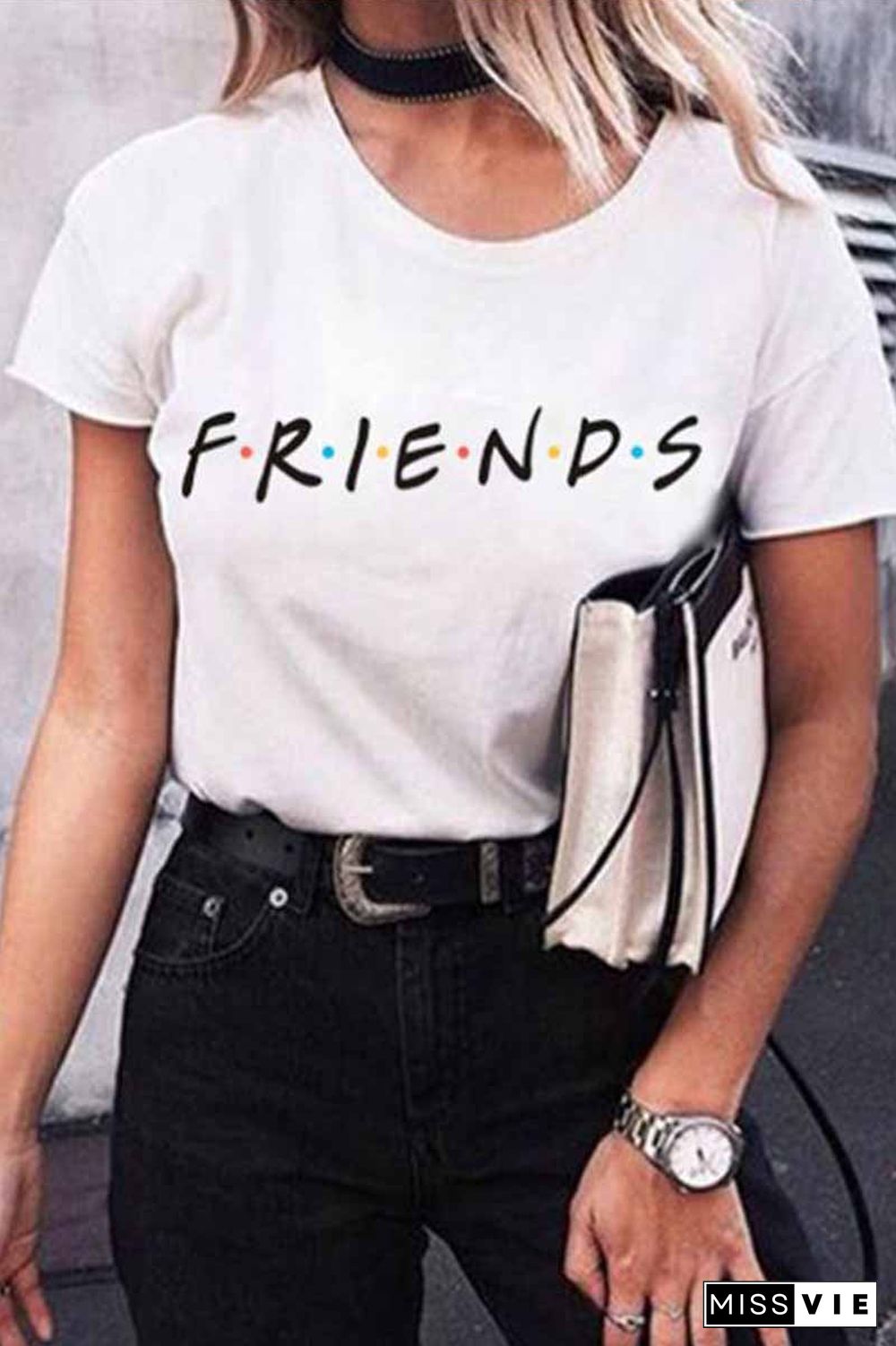 Letter Print Loose T-Shirt