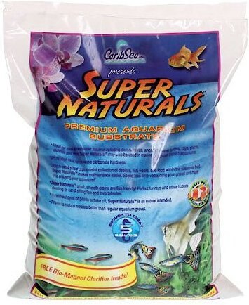 CaribSea Super Naturals Moonlight Freshwater Sand， 20-lb bag