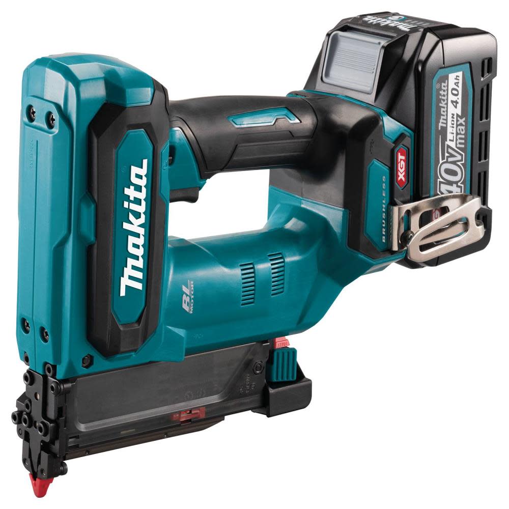 Makita 40V max XGT Pin Nailer Kit Brushless Cordless 23 Gauge 2.5Ah ;