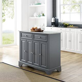 CROSLEY FURNITURE Avery Grey Kitchen Island KF30043BGY