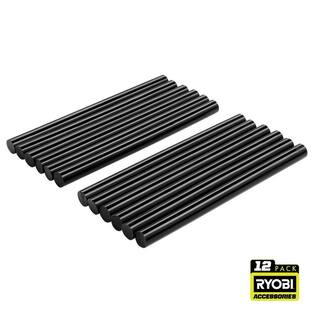 RYOBI All Purpose Full Size Black Glue Sticks (12-Pack) A1931204