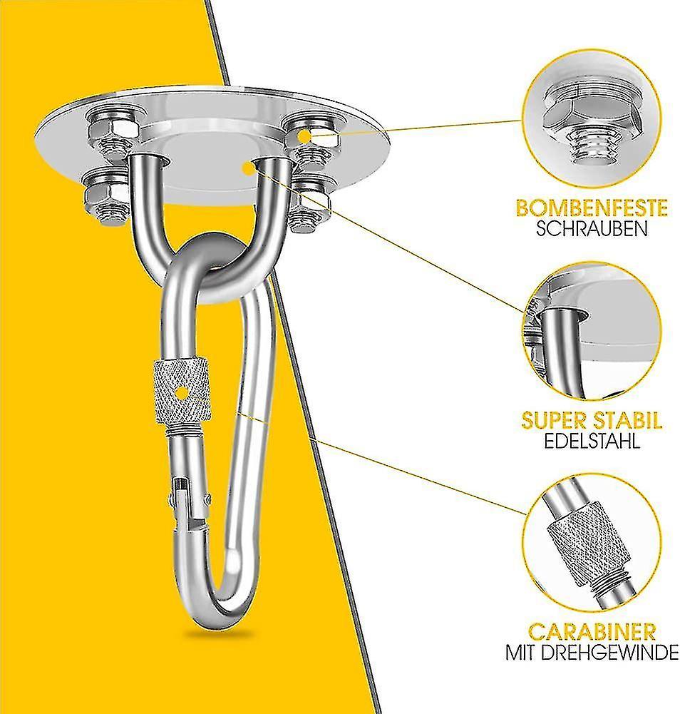 Ceiling Hook， Stainless Steel Punching Bag Ceiling Bracket Up To 400kg， Heavy