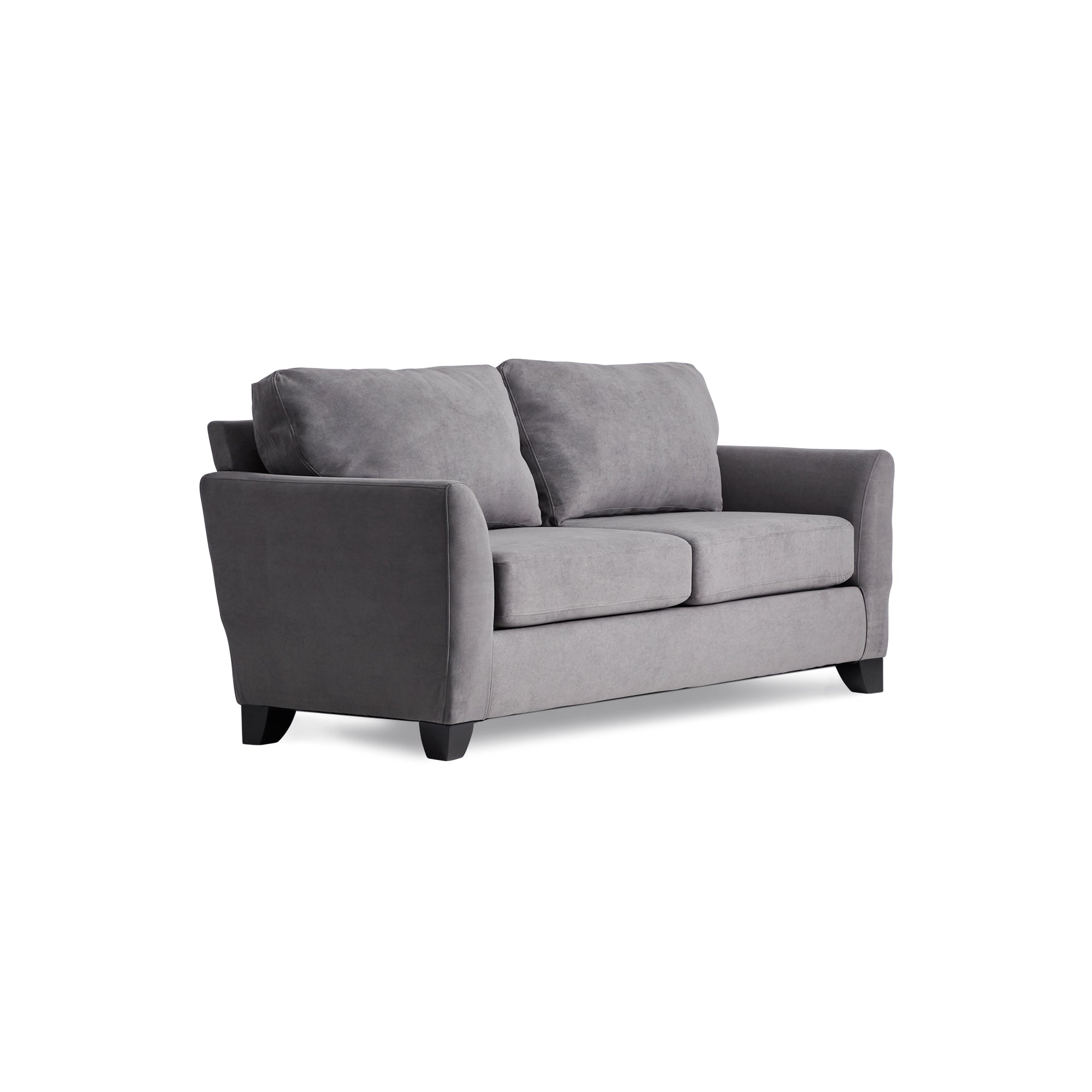 Gap Home Curved Arm Upholstered Sofa, Charcoal