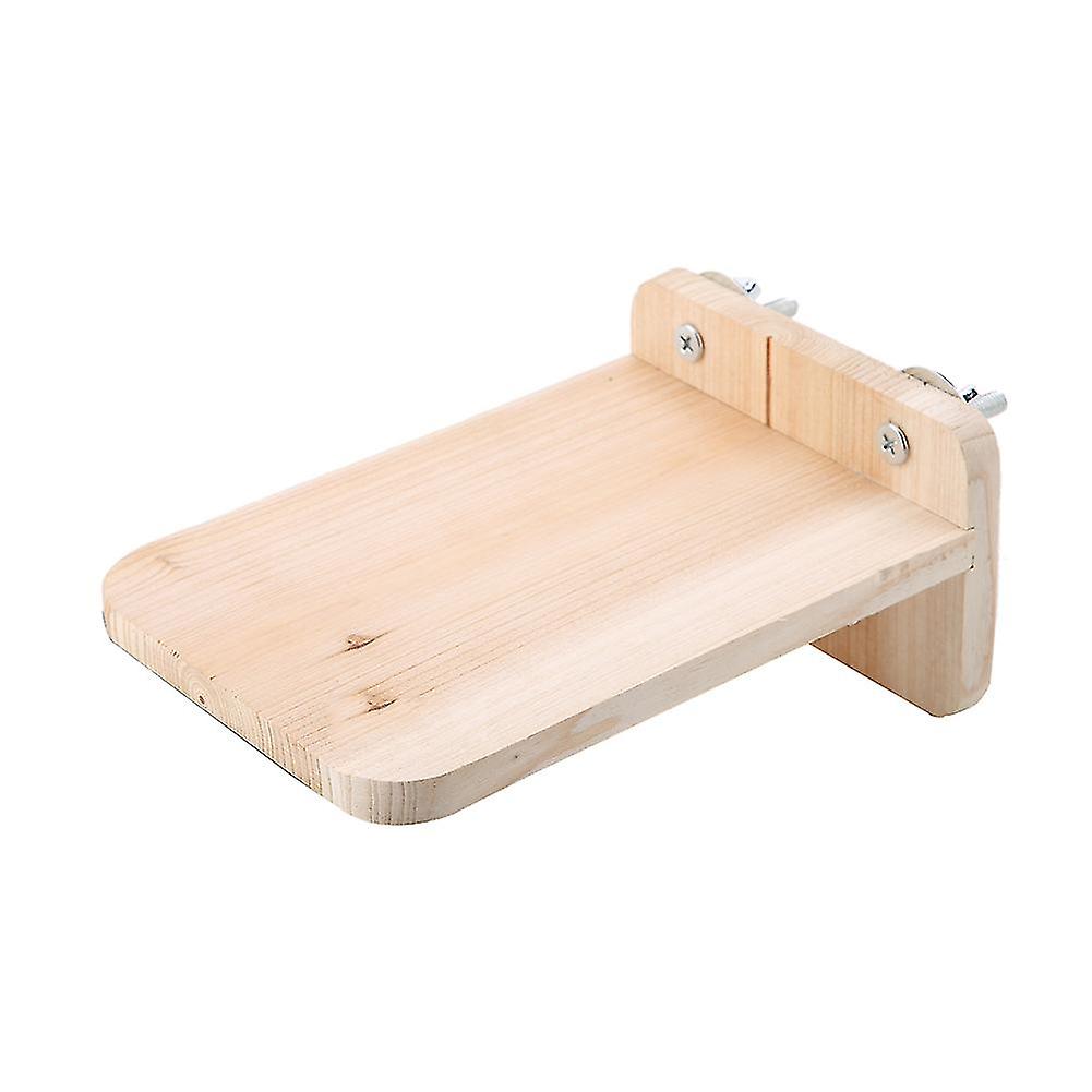 Wood Platform With Screws For Hamster Squirrel Cage Small Pet Toys