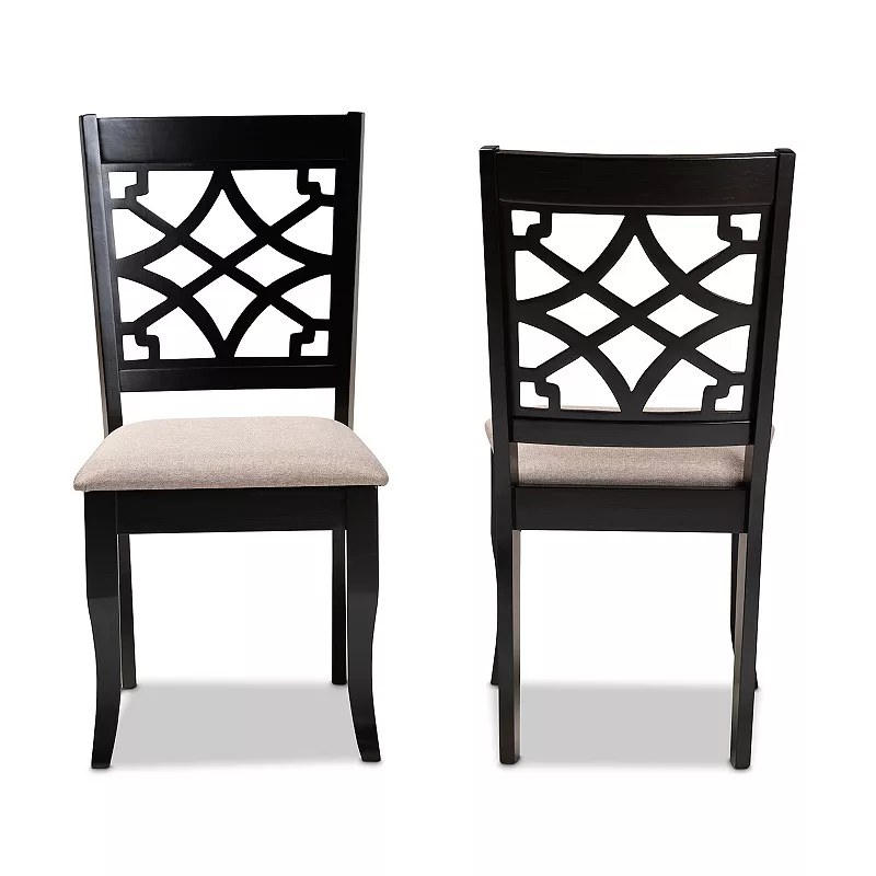 Baxton Studio Mael Dining Chair 2-piece Set