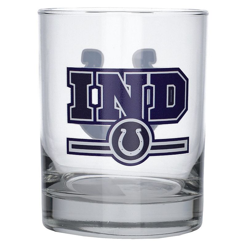 Indianapolis Colts Letterman 14oz. Rocks Glass