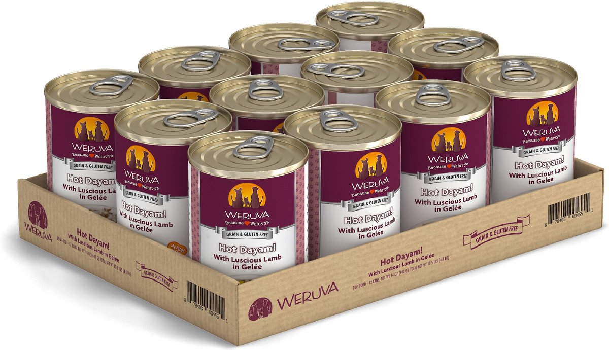 Weruva Hot Dayam! With Luscious Lamb in Gelee Grain-Free Canned Dog Food