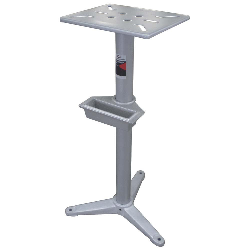 American Forge and Foundry Bench Grinder/Vise Pedestal Stand， 32 In. Fixed Height ;