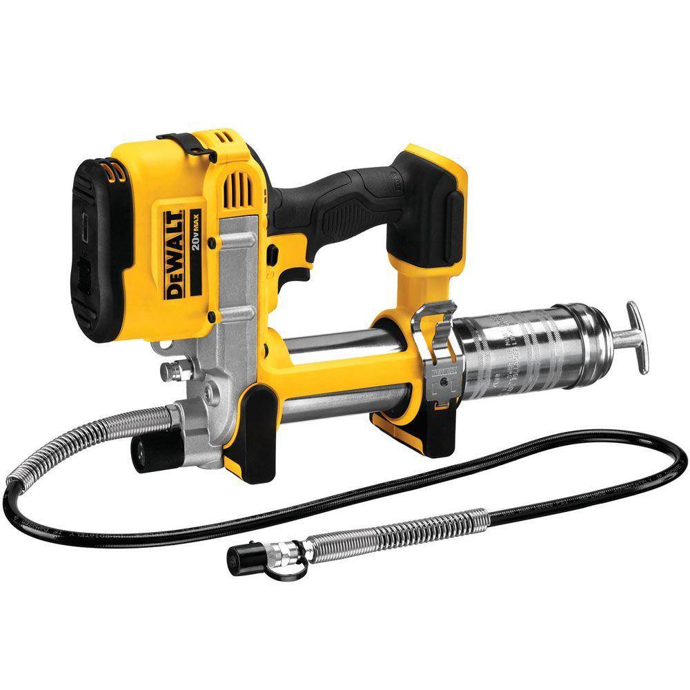 DW 20V MAX XR Cordless Grease Gun (2) 20V MAX XR Premium Lithium-Ion 5.0Ah Batteries and Charger DCB2052CKWG571