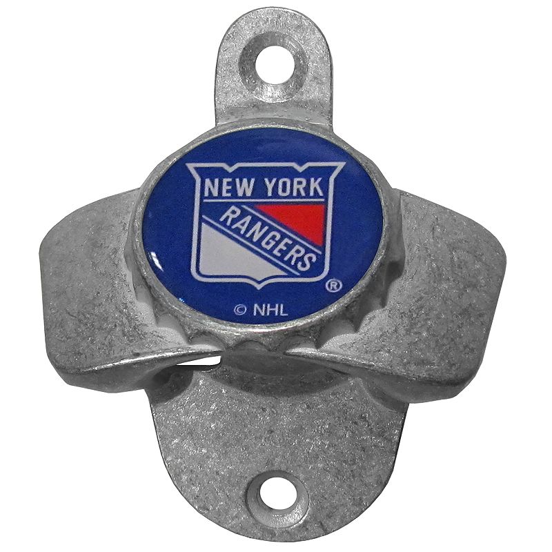 New York Rangers Wall-Mounted Bottle Opener