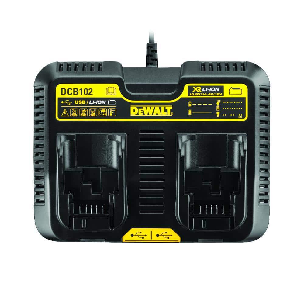 DEWALT 12V to 20V MAX LithiumIon Dual Port Jobsite Charging Station with