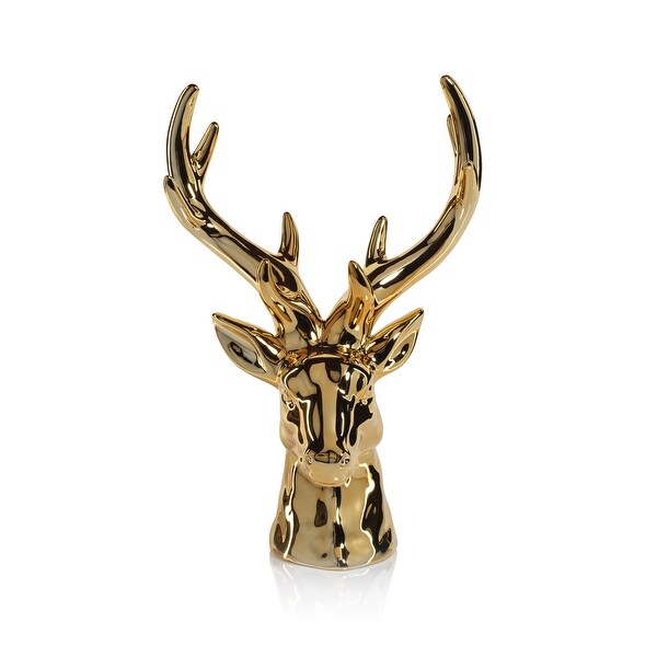 Rocky Mountain 15.5 Ceramic Stag Head Figurine Statue