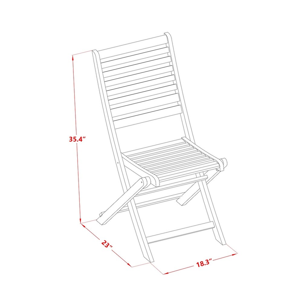 East West Furniture Patio Set  an Oval Outdoor Table and Folding Arm Chairs with Side Chairs  Natural Oil (Pieces Options)