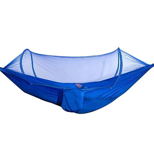 Camping Hammock for Travel and Hiking Single And Double Outdoor Hammock Lightweight Nylon Parachute Hammocks