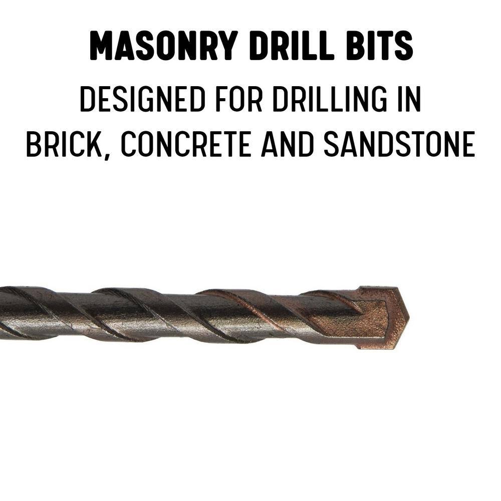 Drill America 58 in. x 18 in. Carbide Tipped SDS-Plus Masonry Hammer Drill Bit SDS5818