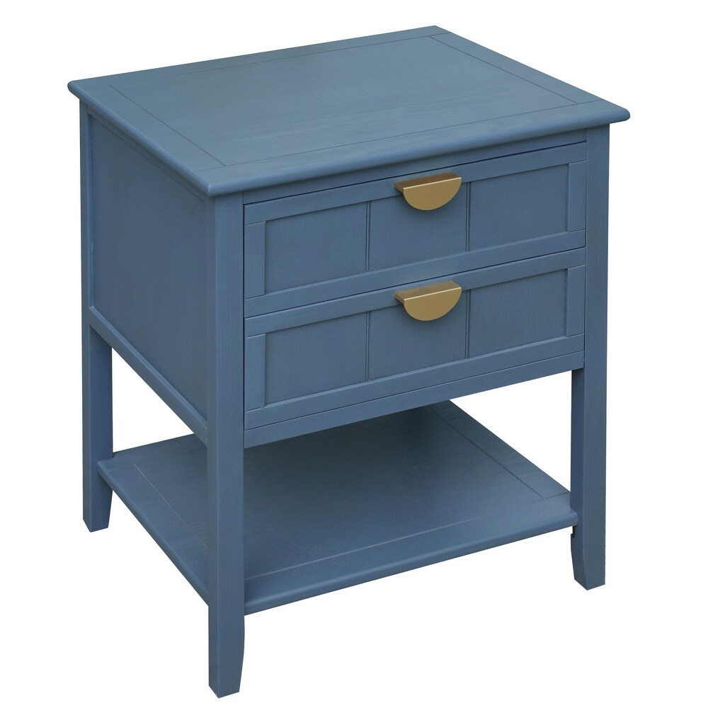 2 Drawer Side table   N/A