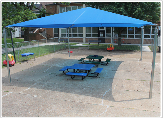 SportsPlay 901 092 Stand Alone Shade Structure   1...