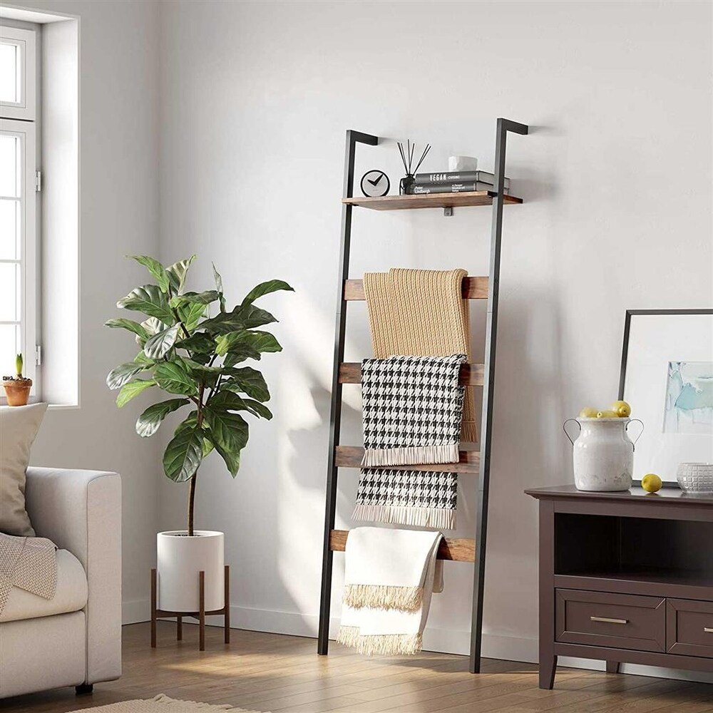 Wall Leaning Ladder Shelf   23.6\