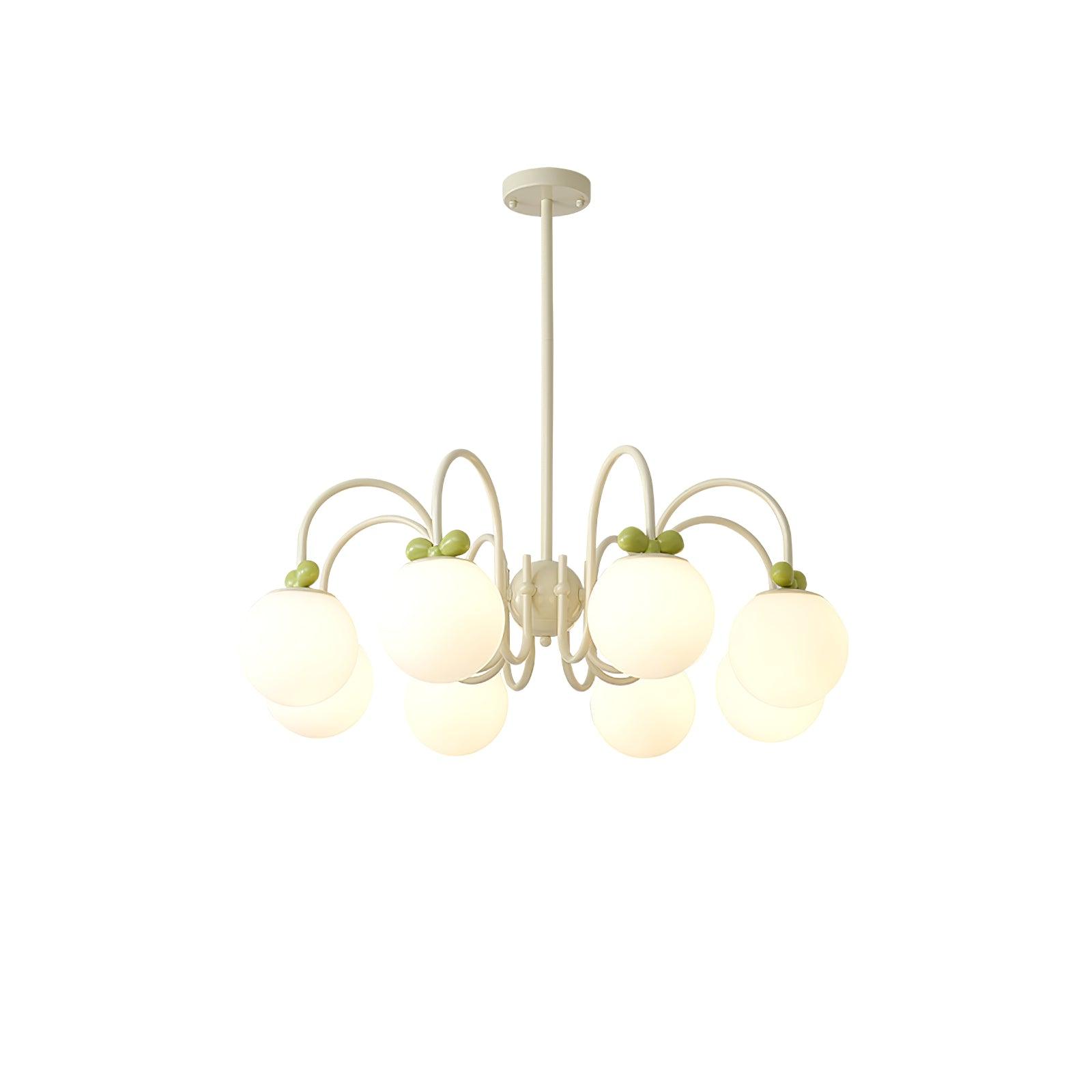 Cream Cherry Chandelier