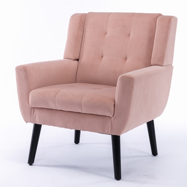 Soft Velvet Ergonomics Accent Chair