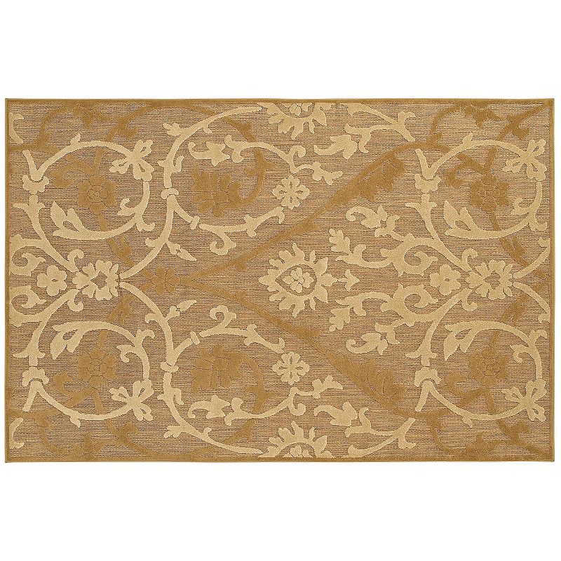 Couristan Urbane Astor Scroll Indoor Outdoor Rug