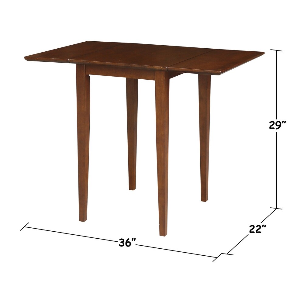 International Concepts Small Dual Drop Leaf Table with 2 Chairs