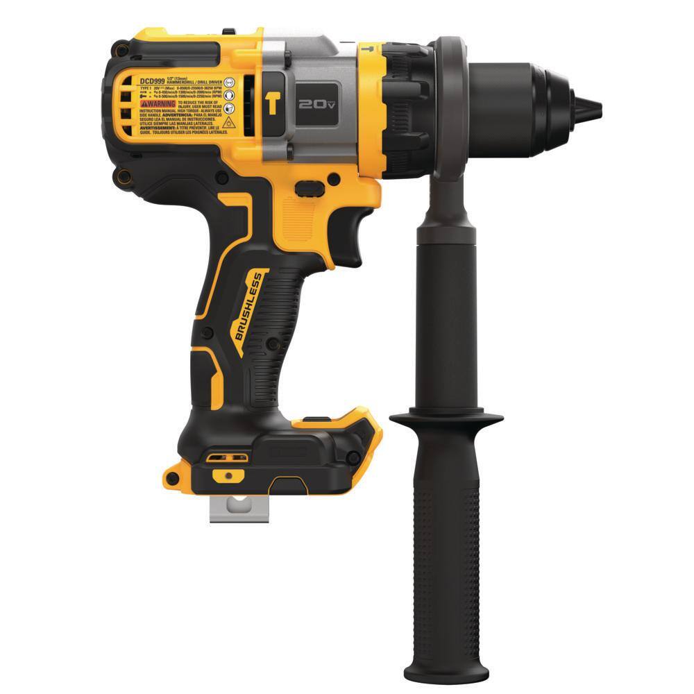 DW 20V MAX XR Cordless Brushless 2-Speed 21 Plastic Collated Framing Nailer and 12 in. Hammer DrillDriver (Tools Only) DCN21PLBW999B