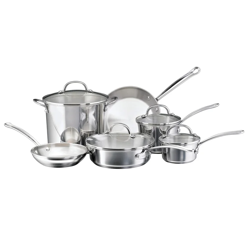 Farberware 75653 Millennium 10-Piece Stainless Steel Cookware Set