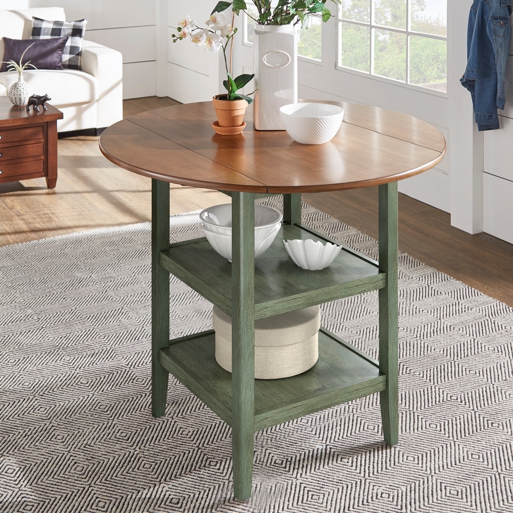 Eleanor Round Counter height Drop leaf Table by iNSPIRE Q Classic