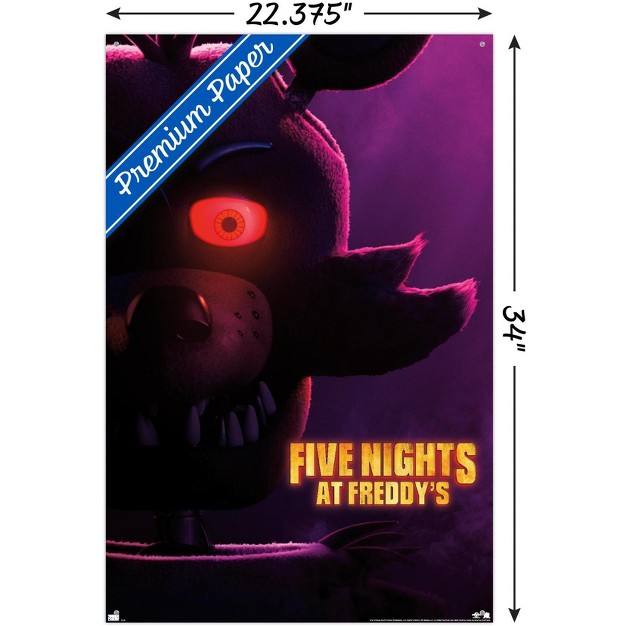 Trends International Five Nights At Freddy x27 s Movie Foxy One Sheet Unframed Wall Poster Prints